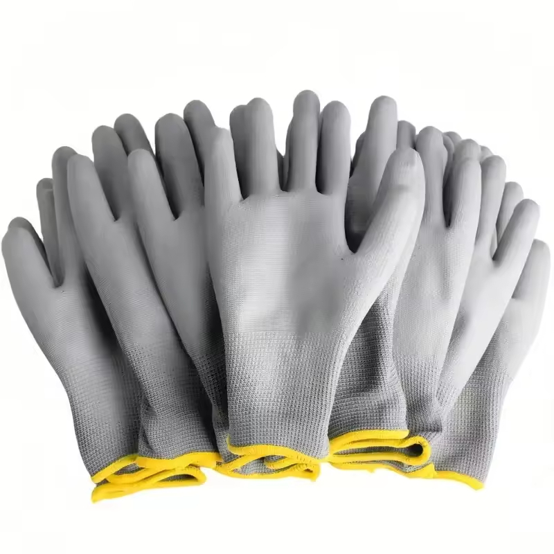 Disposable Gloves Nitrile - 20PCS Safety Work Gloves PU Palm