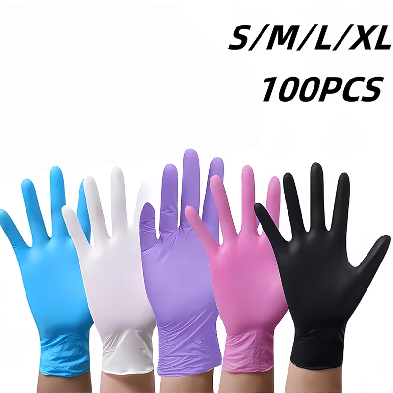 100Pcs White Disposable Nitril – обзор и цена Disposable Gloves Nitrile