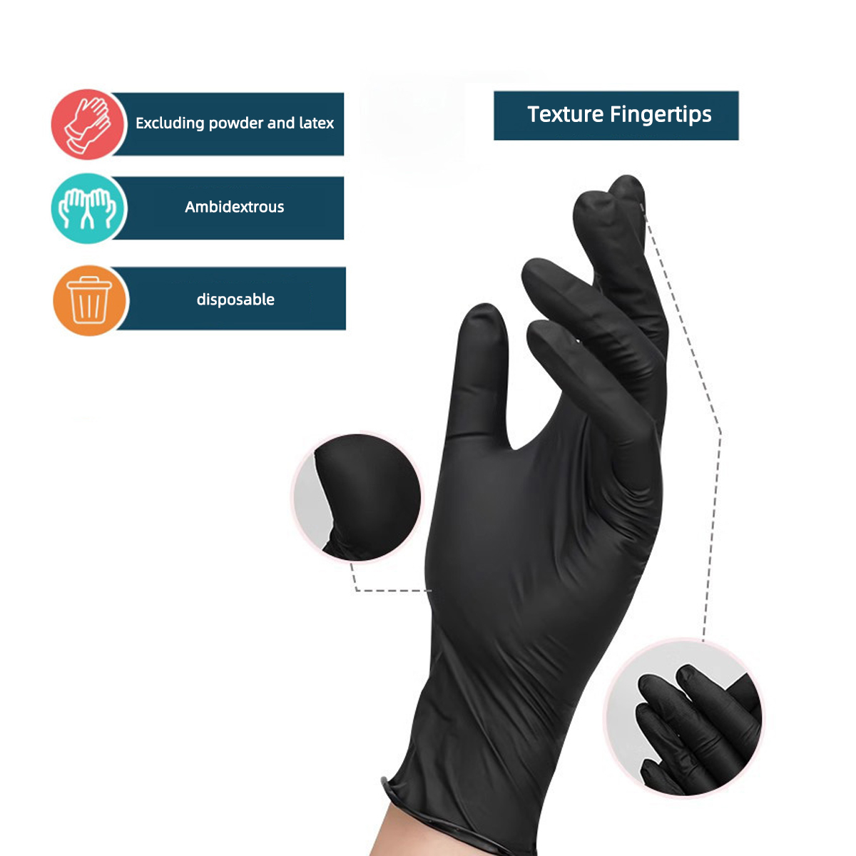 10/20/50/100PCS Bagged Disposa – обзор и цена Disposable Gloves Nitrile