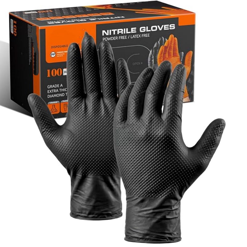 8 Mil Heavy Duty Industrial Or – обзор и цена Disposable Gloves Nitrile