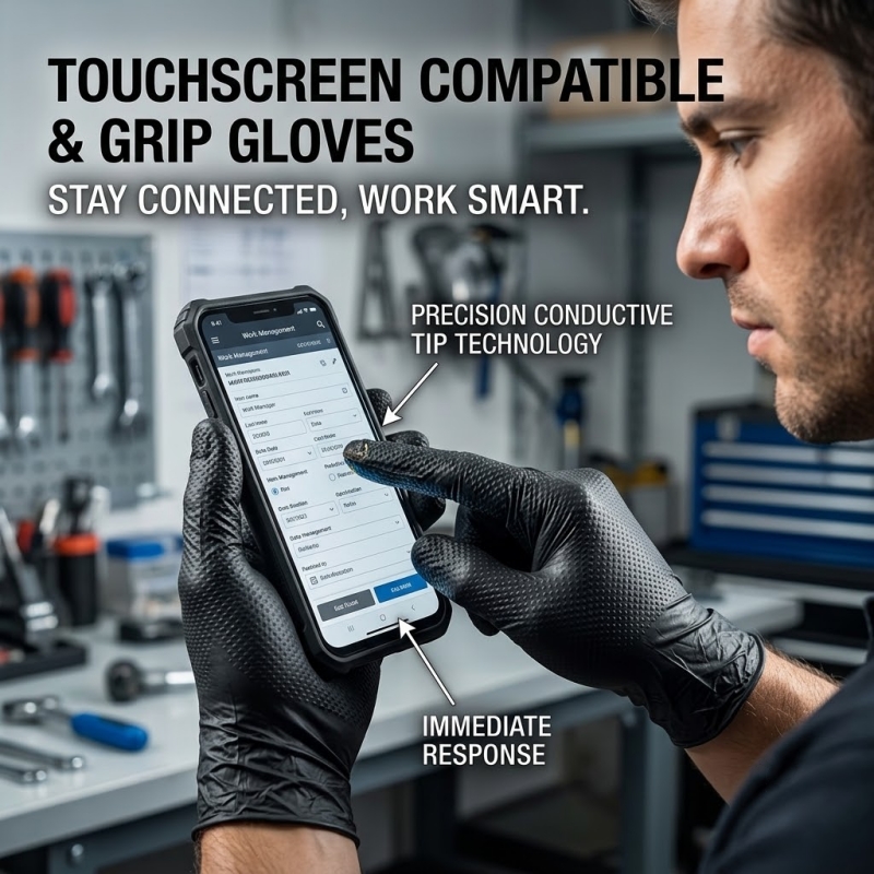 Heavy Duty Black Industrial Ni – обзор и цена Disposable Gloves Nitrile