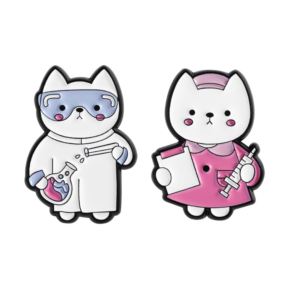 Cute Cat Nurse Lab Worker Broo – обзор и цена Medical Lab Worker
