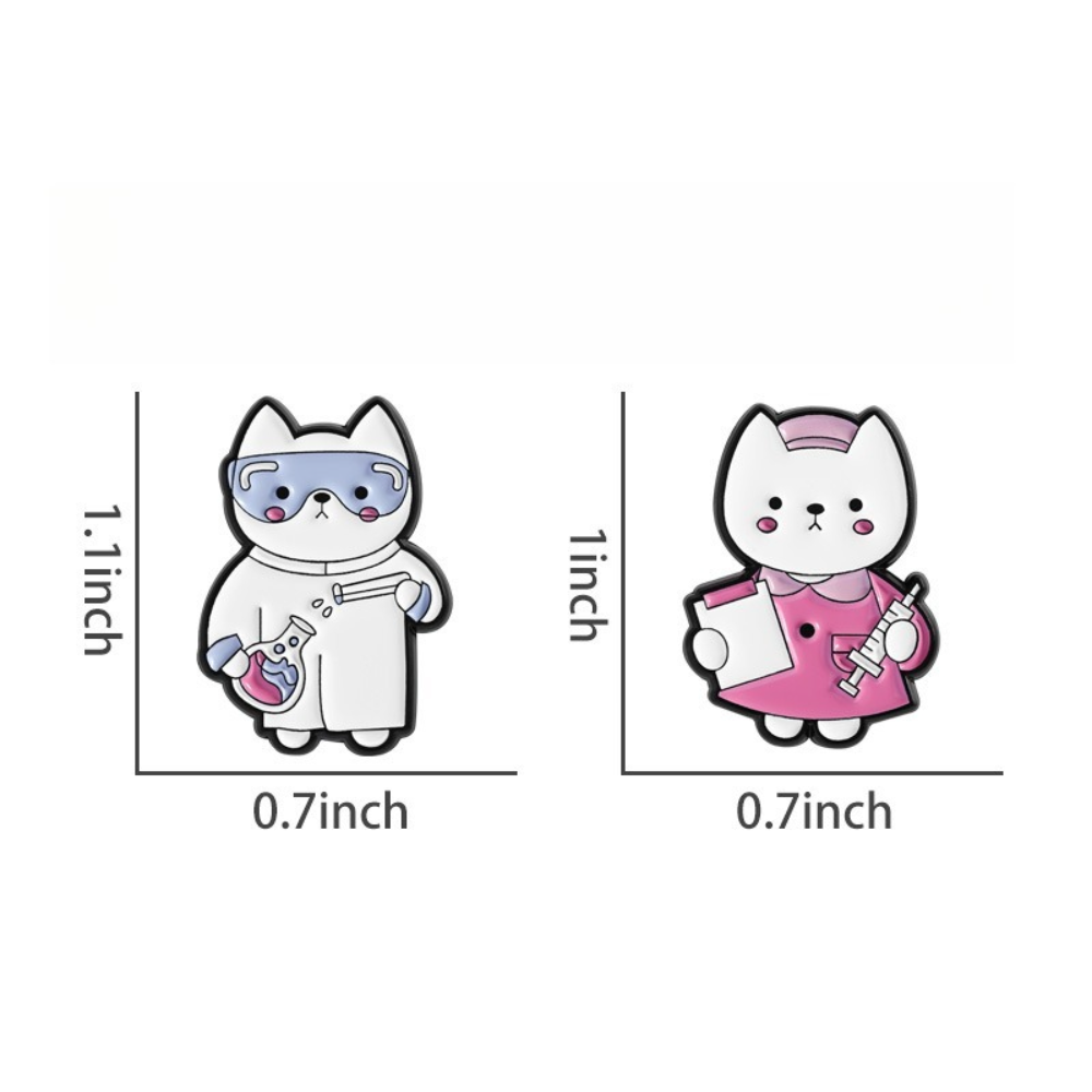 Cute Cat Nurse Lab Worker Broo – обзор и цена Medical Lab Worker