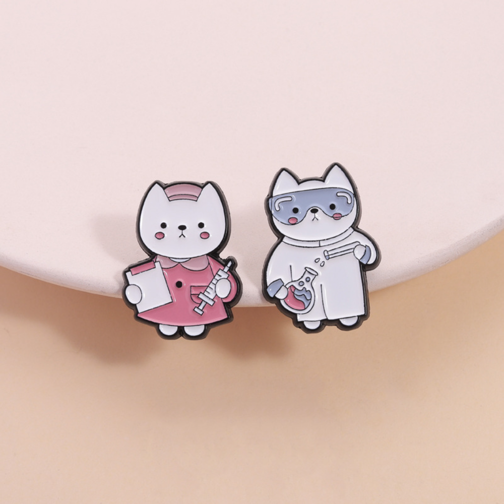 Cute Cat Nurse Lab Worker Broo – обзор и цена Medical Lab Worker