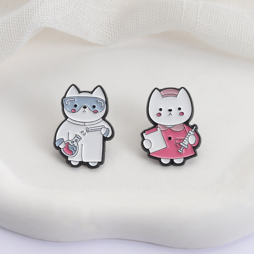 Cute Cat Nurse Lab Worker Broo – обзор и цена Medical Lab Worker