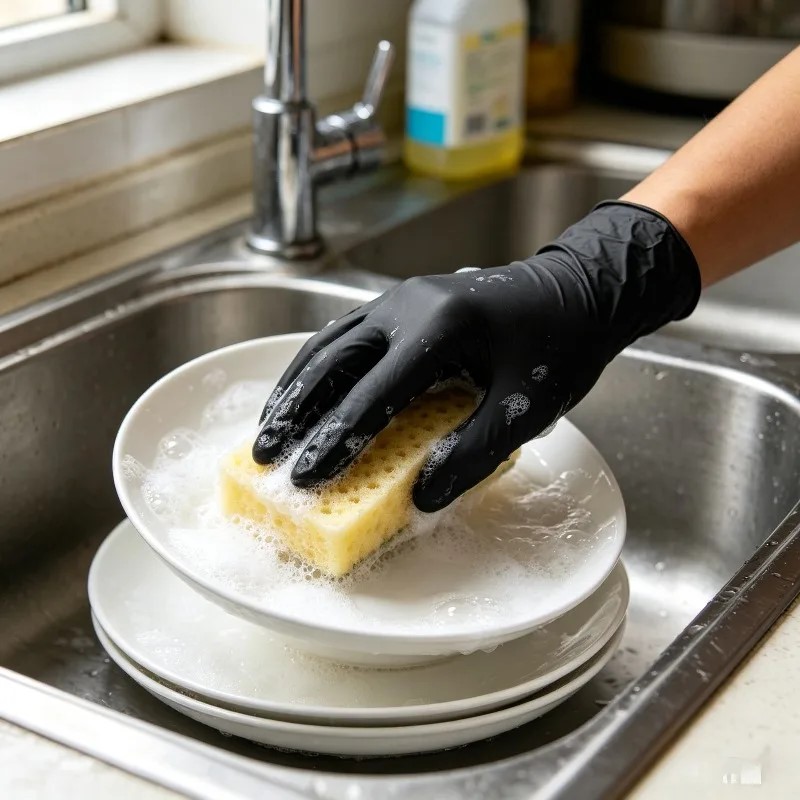 20/60/100PCS Black Disposable  – обзор и цена Disposable Gloves Nitrile