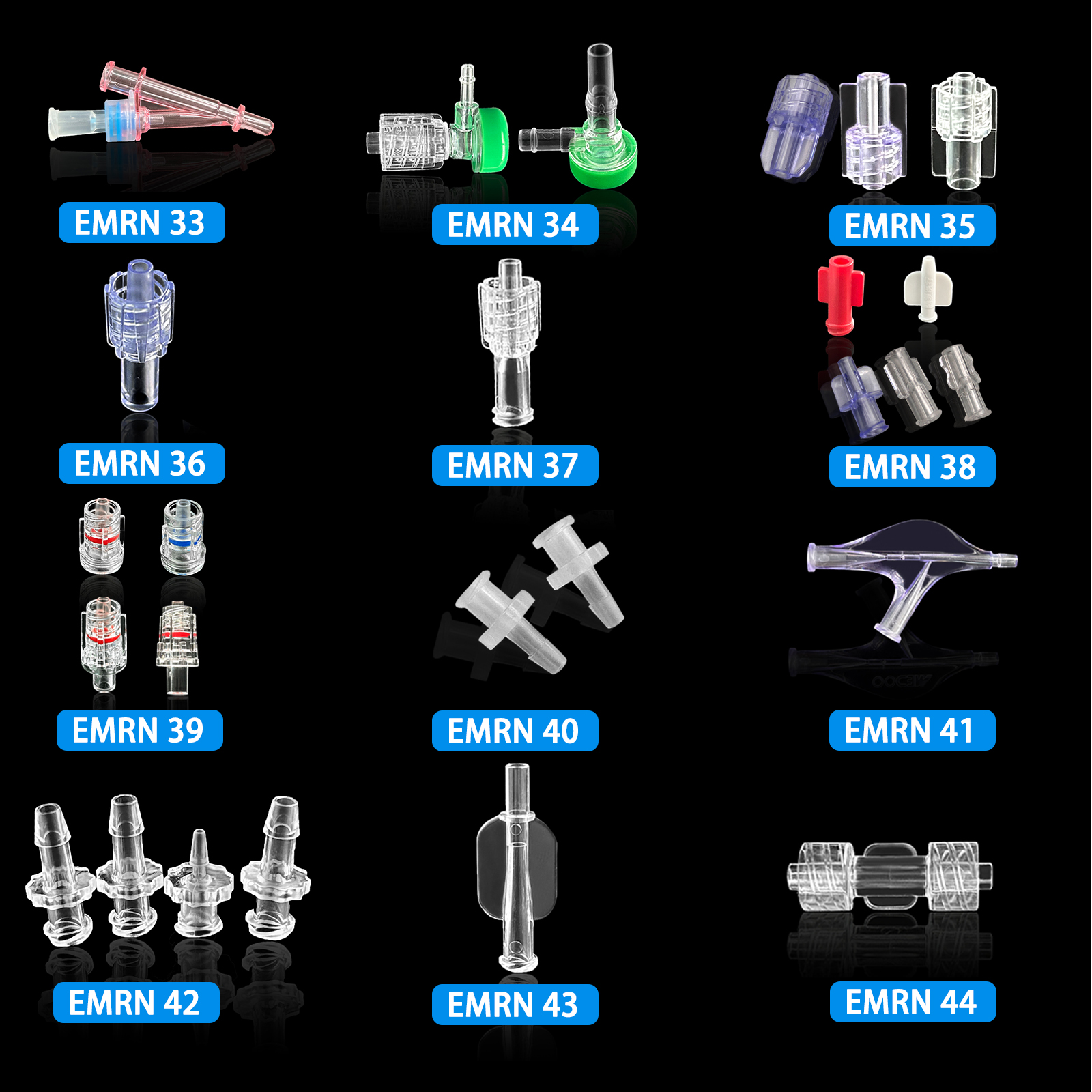 100 male Luer-lock connectors  – обзор и цена Medical Laboratories