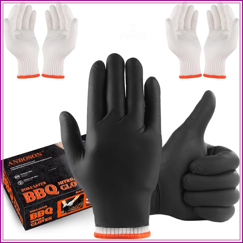 Disposable BBQ Gloves 100 Pack – обзор и цена Disposable Gloves Nitrile
