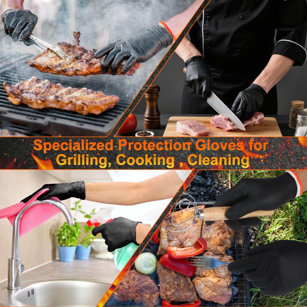 Disposable BBQ Gloves 100 Pack – обзор и цена Disposable Gloves Nitrile