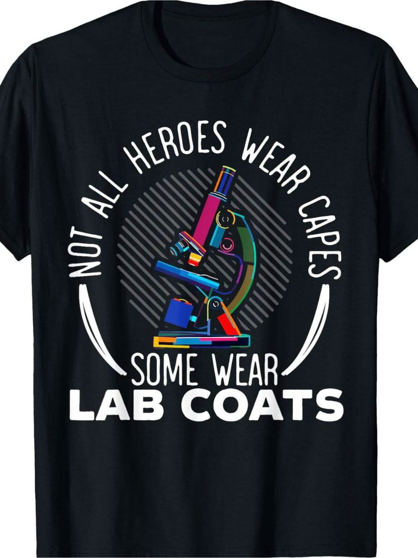 Men'S Black Crew Neck Short Sl – обзор и цена Medical Lab Graphics