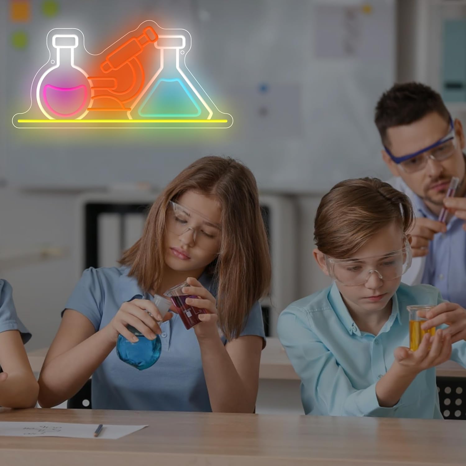 Science Laboratory Neon Sign U – обзор и цена Medical Lab Study