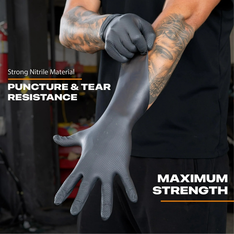 Black Heavy Duty Nitrile Dispo – обзор и цена Disposable Gloves Nitrile