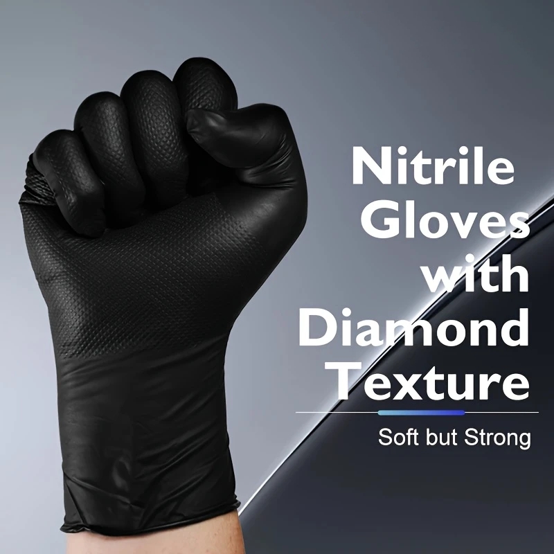 Black Heavy Duty Nitrile Dispo – обзор и цена Disposable Gloves Nitrile