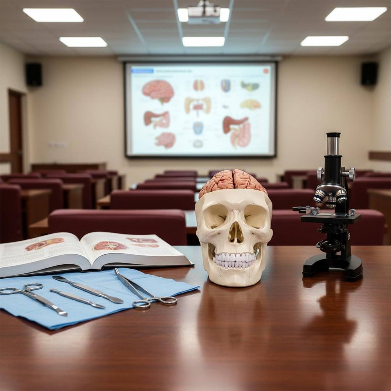 Human Skull and Brain Model Li – обзор и цена Medical Lab Study