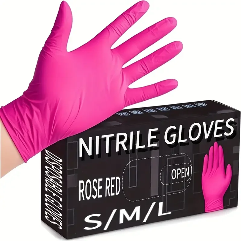 Fuchsia Nitrile Disposable Glo – обзор и цена Disposable Gloves Nitrile