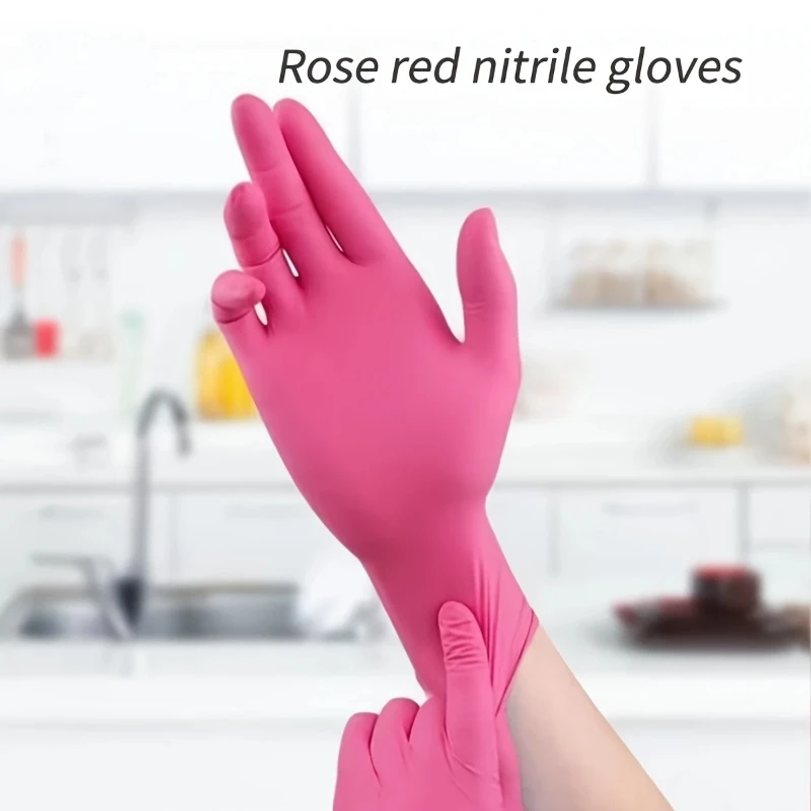 Fuchsia Nitrile Disposable Glo – обзор и цена Disposable Gloves Nitrile