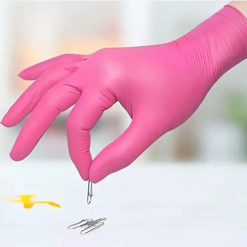 Fuchsia Nitrile Disposable Glo – обзор и цена Disposable Gloves Nitrile