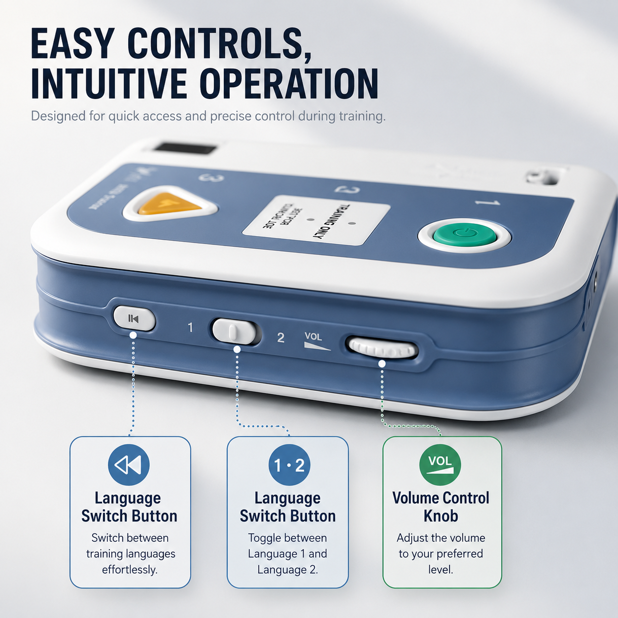 20 Languages AED Trainer XFT-1 – обзор и цена Defibrillator Aed Trainer