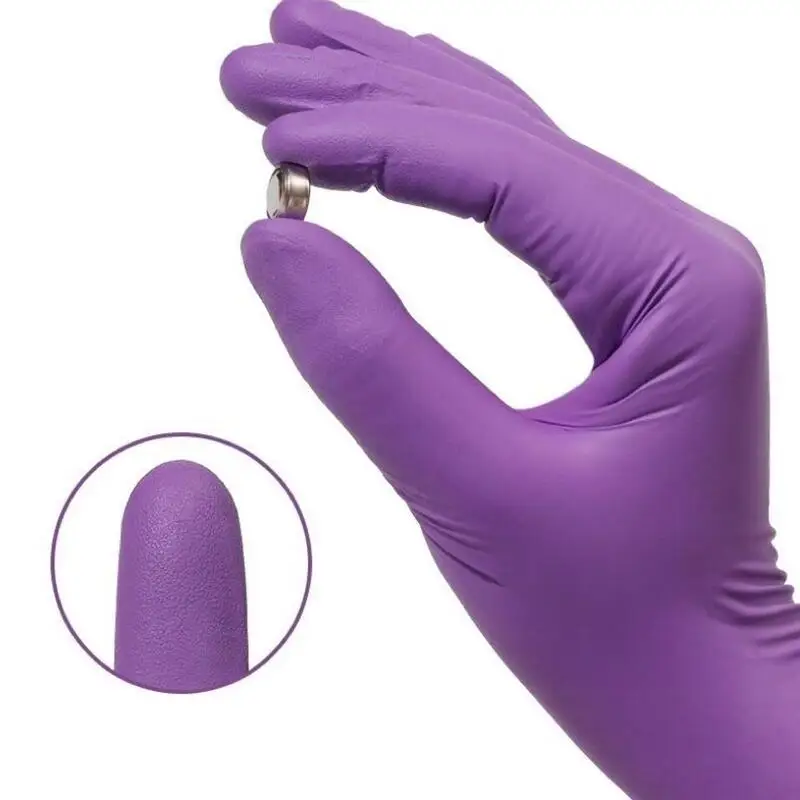 50/100PCS Violet Nitrile Glove – обзор и цена Disposable Gloves Nitrile