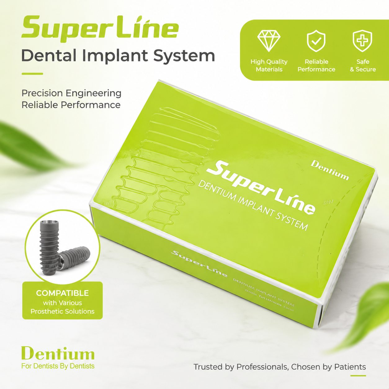 Dentium SuperLine II Lab Screw – обзор и цена Medical Laboratories