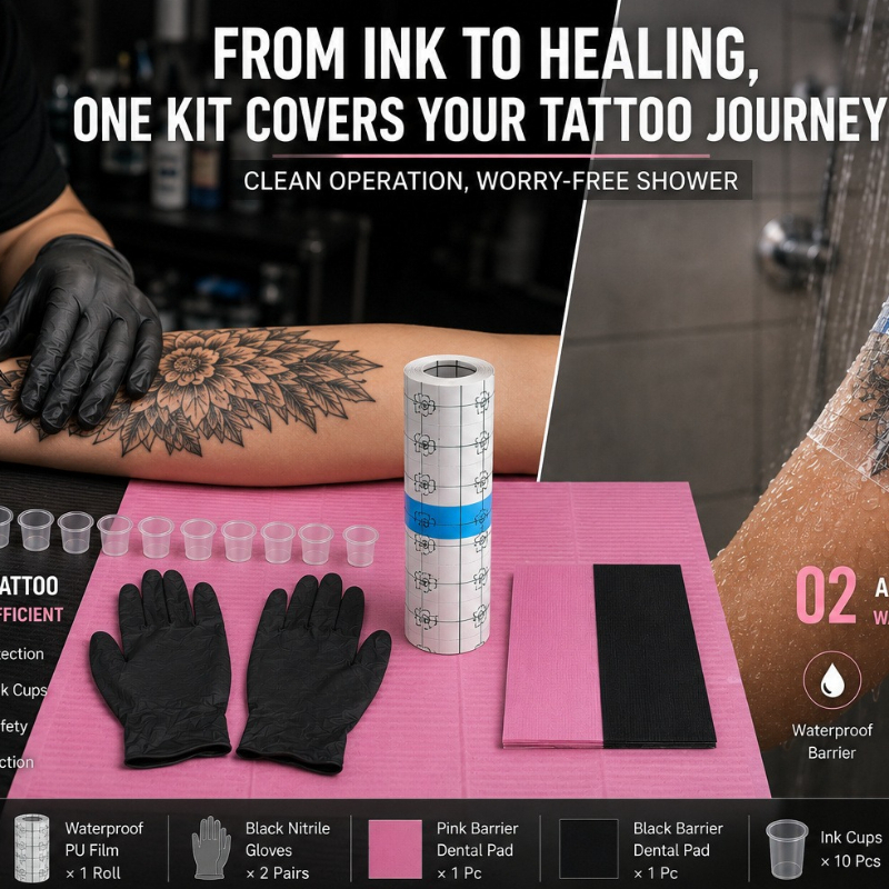 Tattoo Starter Kit for Beginne – обзор и цена Disposable Gloves Nitrile