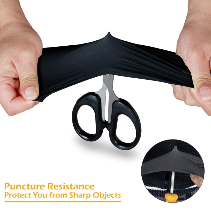 100PCS Black Nitrile Gloves Di – обзор и цена Disposable Gloves Nitrile