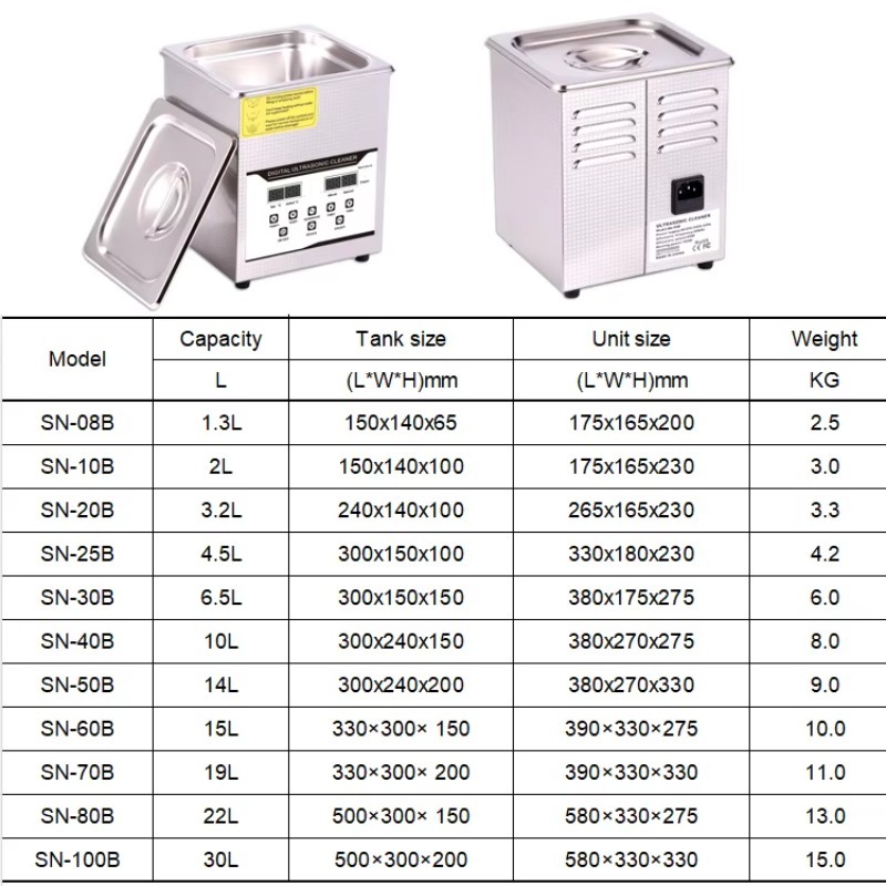 SN-08B 1.3L Electric Ultrasoni – обзор и цена Medical Lab Ultrasound