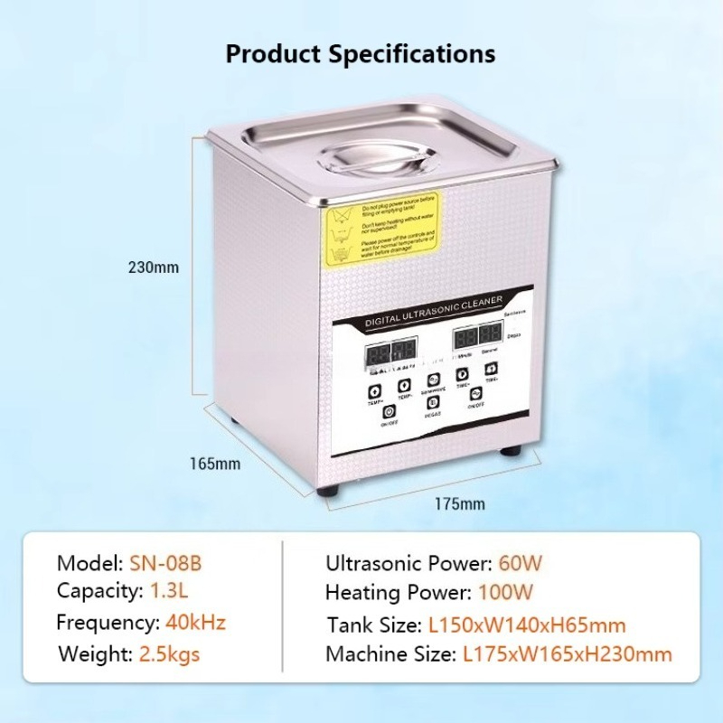 SN-08B 1.3L Electric Ultrasoni – обзор и цена Medical Lab Ultrasound